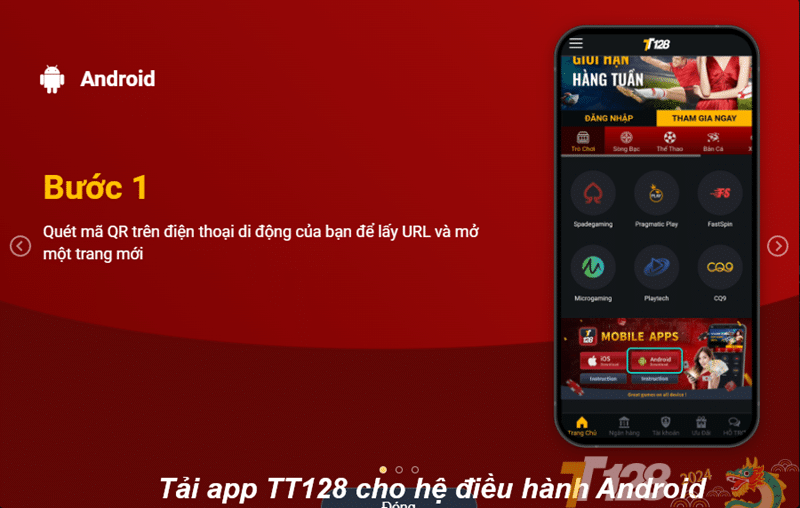 Tải app TT128 cho hệ điều hành Android